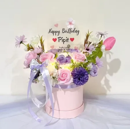 Bloom Box Akrilik Ucapan Ulang Tahun Citra Raya